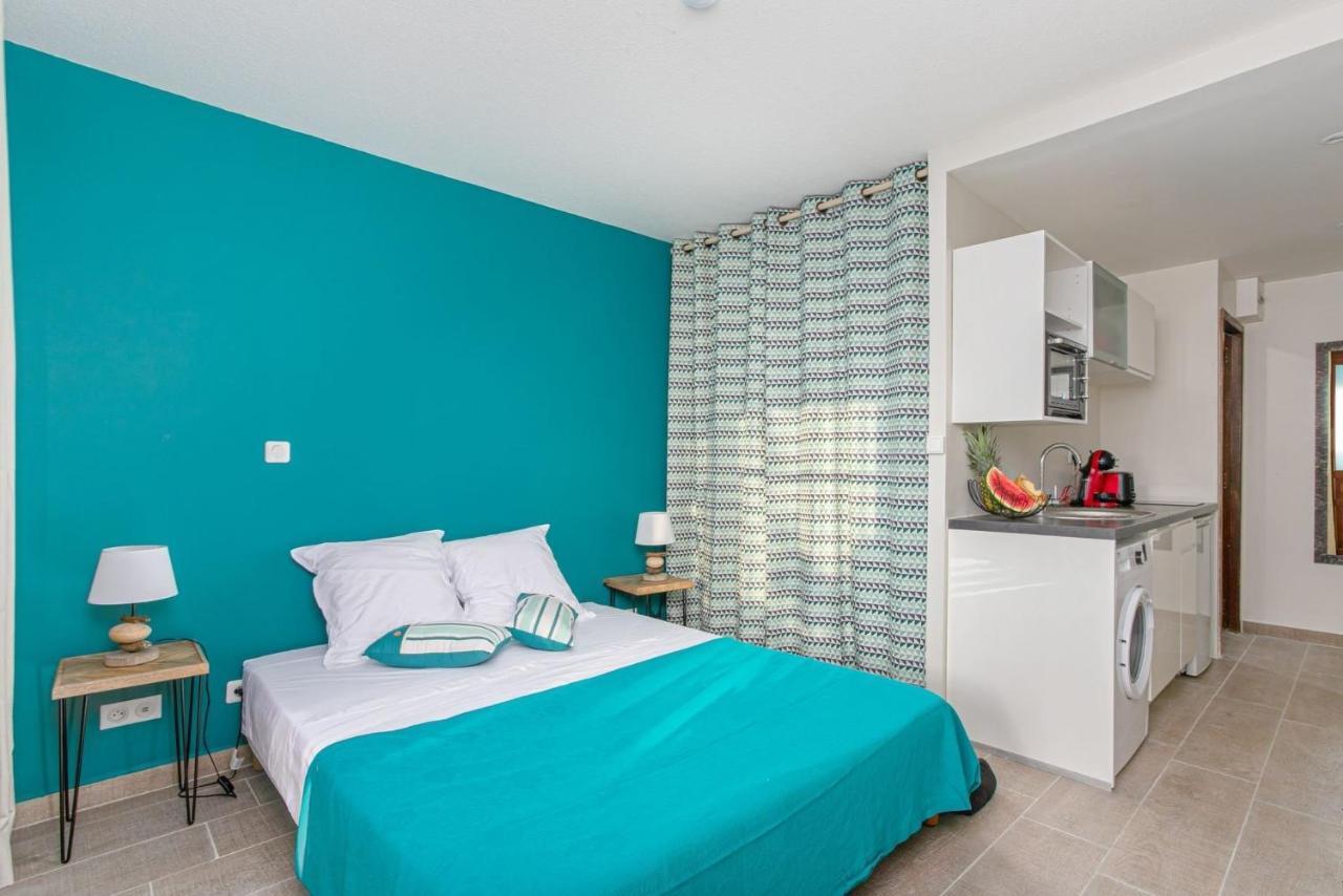 Studio Corail 5 Min A Pied De La Plage - 1Br Studio 5Min Walk From Nice Beach 圣安娜 外观 照片
