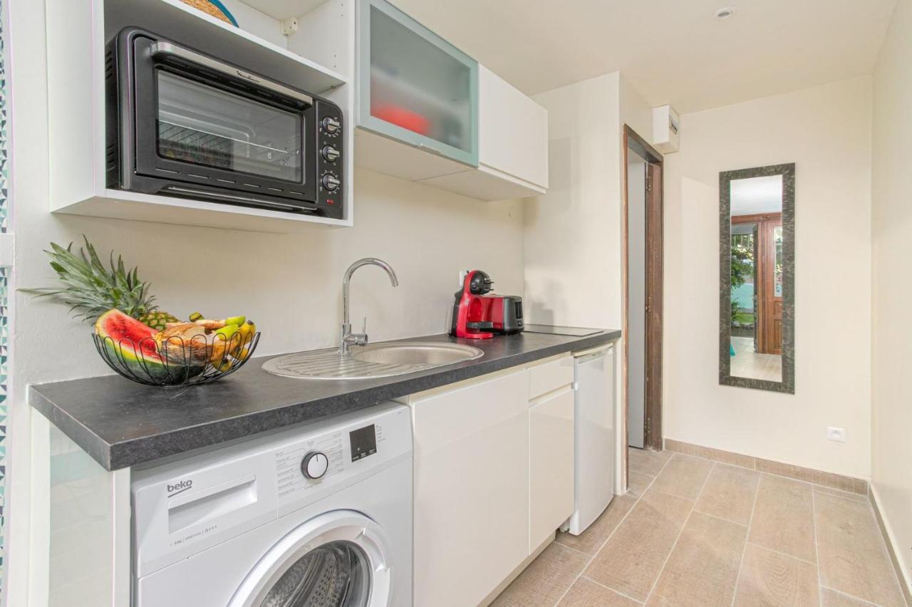 Studio Corail 5 Min A Pied De La Plage - 1Br Studio 5Min Walk From Nice Beach 圣安娜 外观 照片